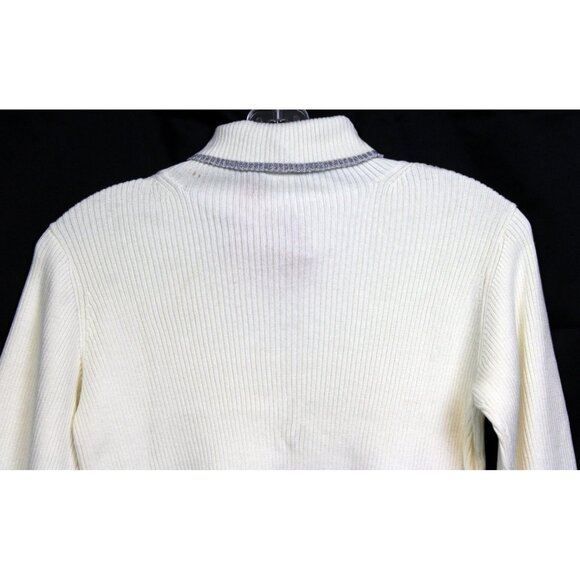 NWT 2005 Gymboree Princess Snow Drop Ribbed Knit Sweater Turtleneck Sequin Snowf - Picture 7 of 8